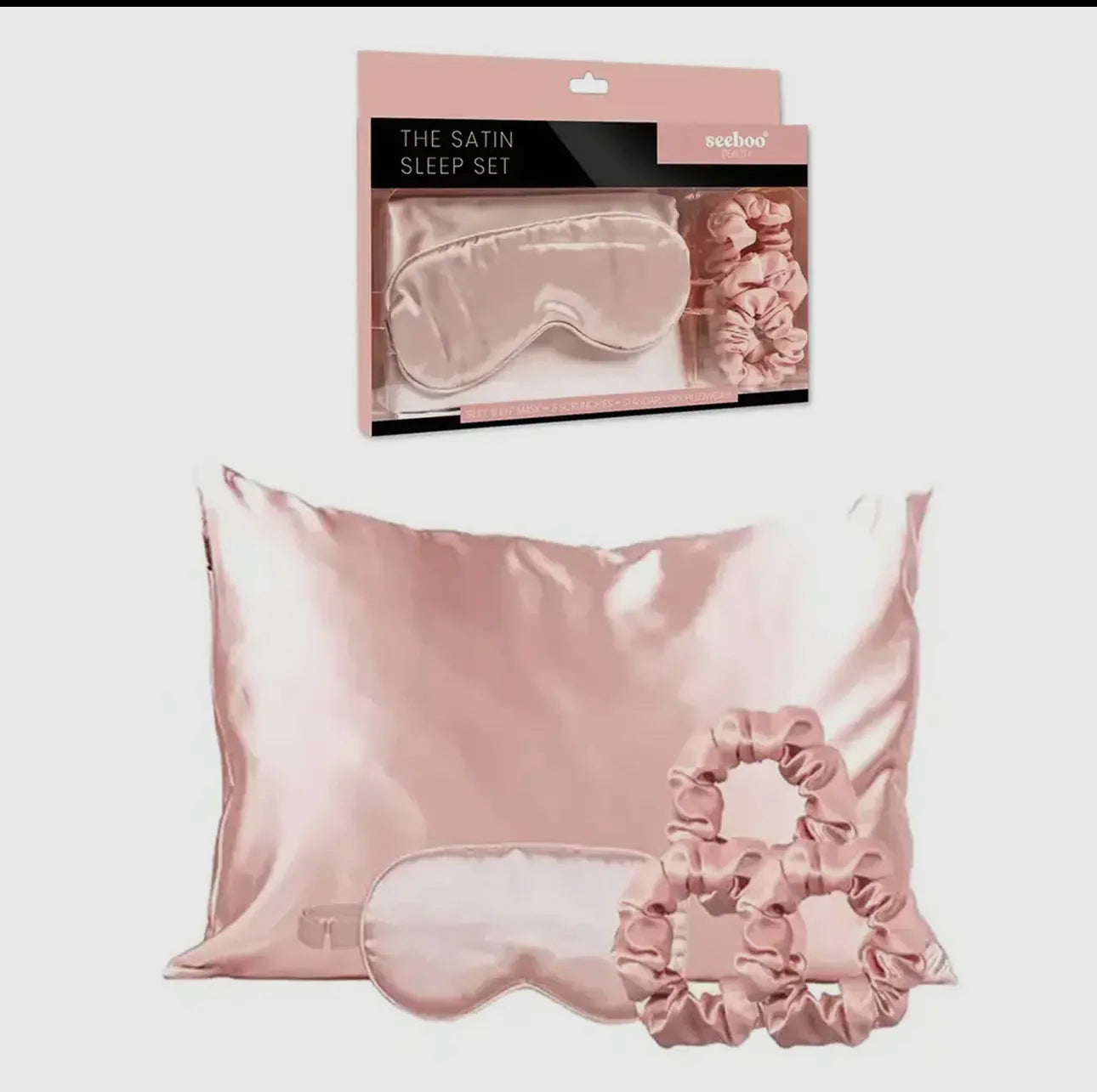 PrettySMART Sleep Mask & Pillow Case Set