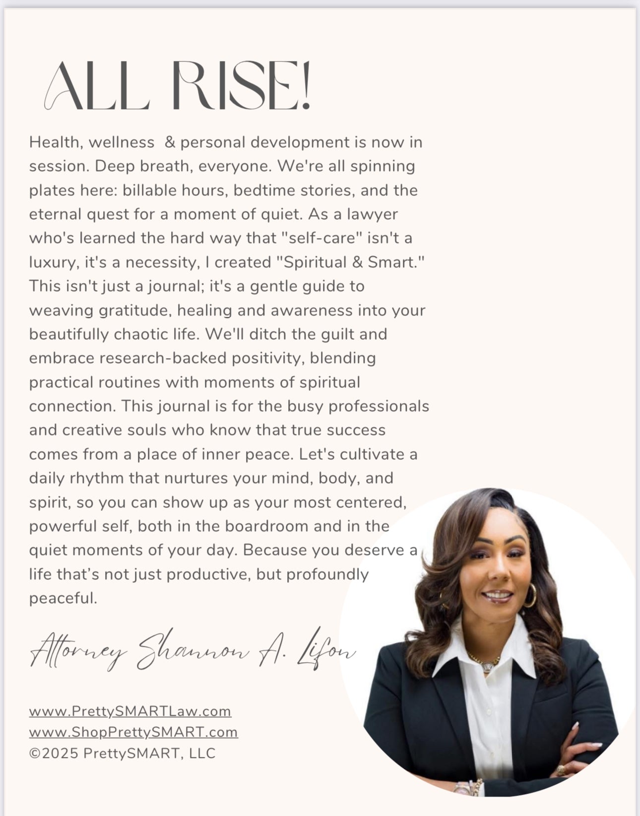 Spiritual & SMART: A Research Based Journal & Workbook