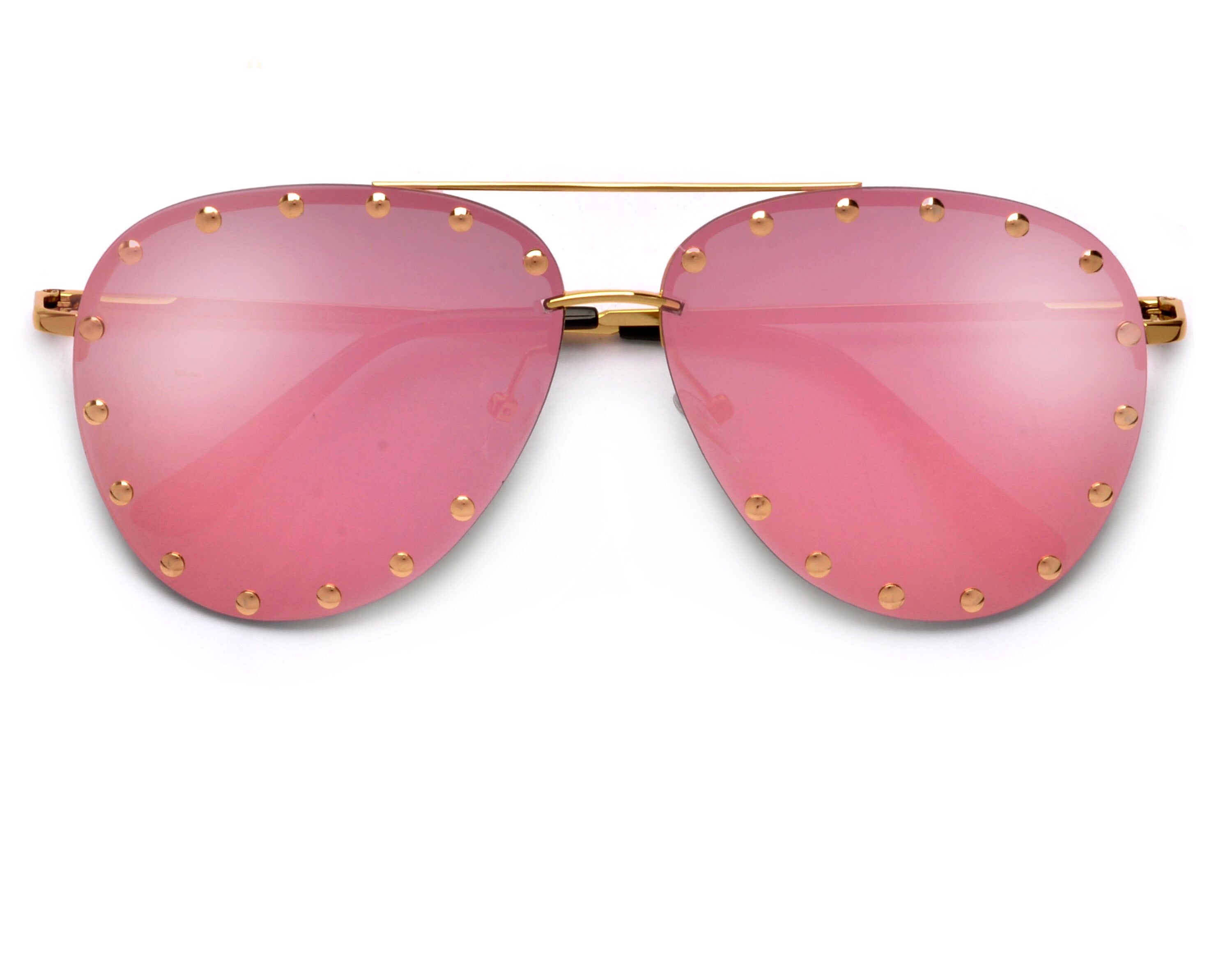 KashDoll Inspired Studded Aviator Sunglasses