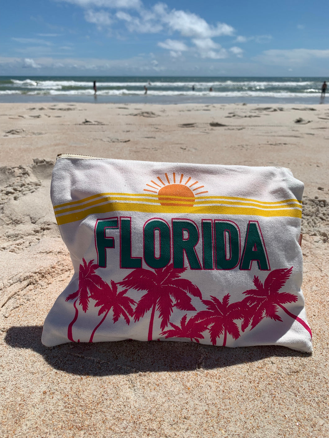 Florida Beach Clutch + Carry-All Bag