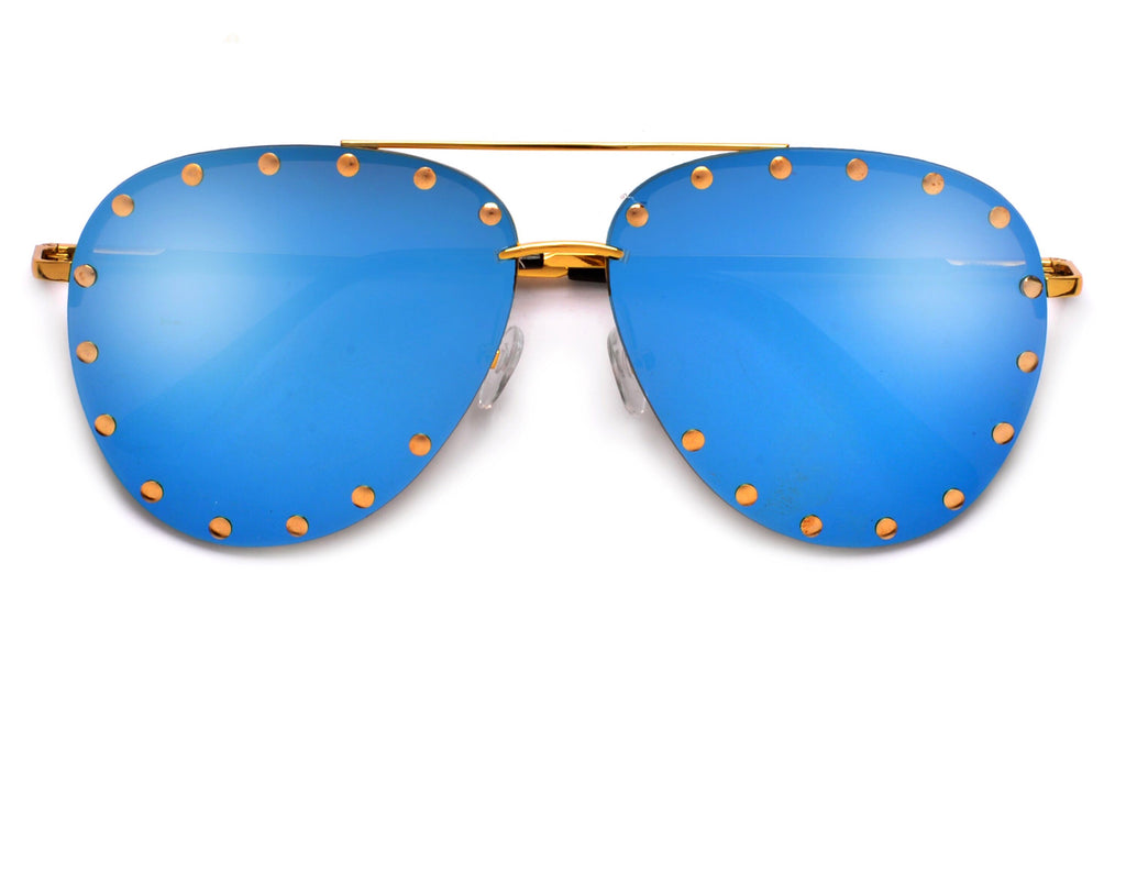 KashDoll Inspired Studded Aviator Sunglasses