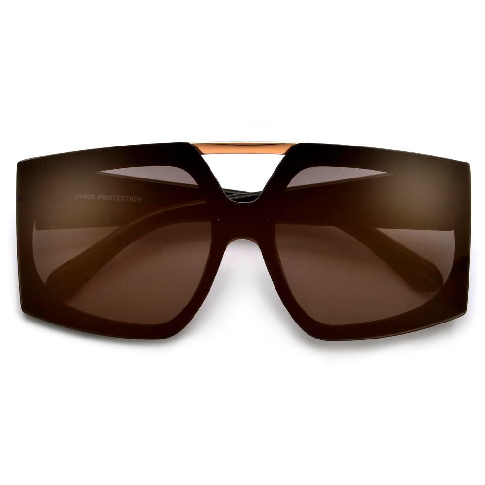 Oversized Bar Sunglasses